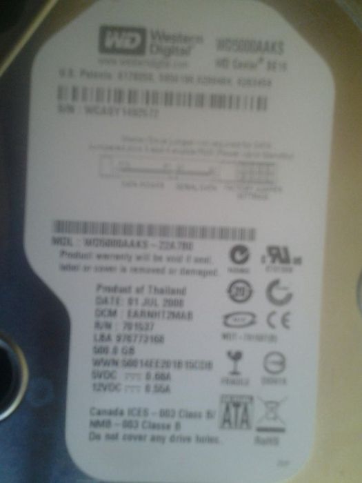 Hdd extern wd 500gb