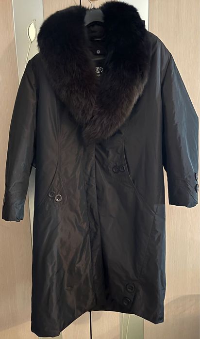 Куптка с меховым воротником, , размер 48-50