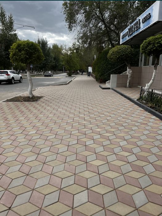 Укладка брусчатки