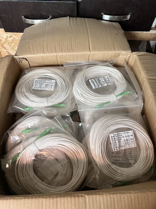 Оптический патч-корд SC/APC–SC/APC 35 м, новый