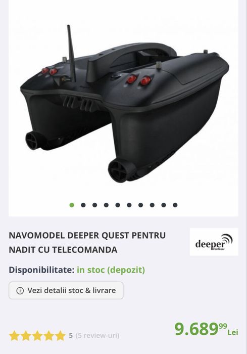 Navomodel Deeper Quest pentru nadit cu telecomanda