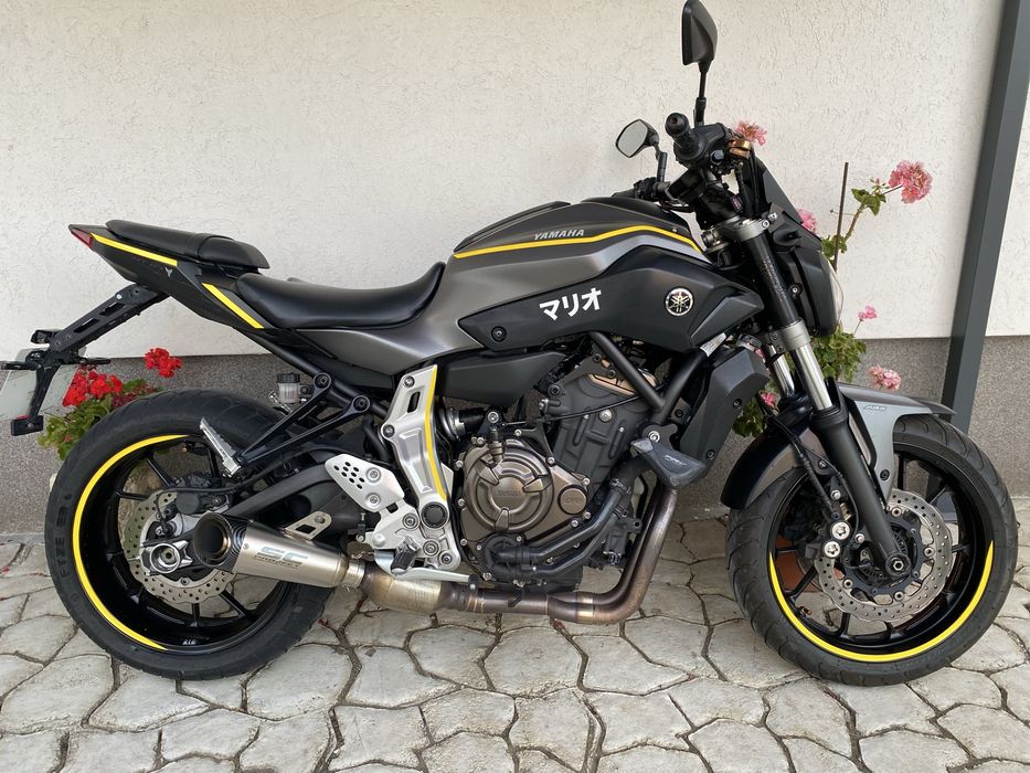 Yamaha MT 07 ABS limitat A2 istoric Yamaha