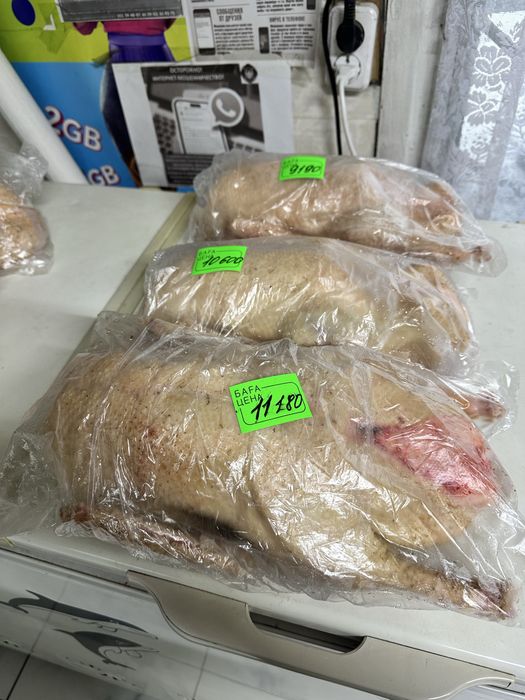 Мясо гусей (тушками)