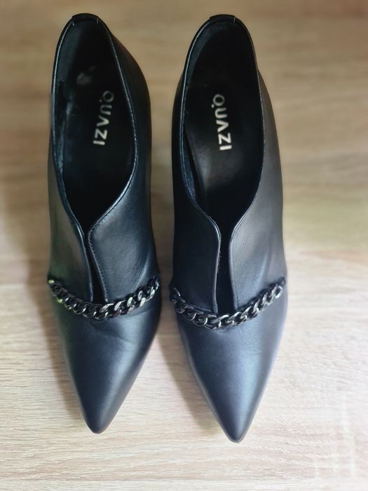 botine negre de damă