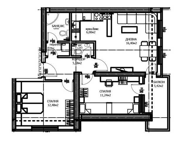 Продава се Двустаен апартамент в Пловдив, Тракия - 90 кв.м за 935 €/кв.м - Снимка #1