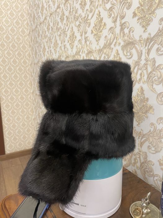 Шапка норковая ушанка