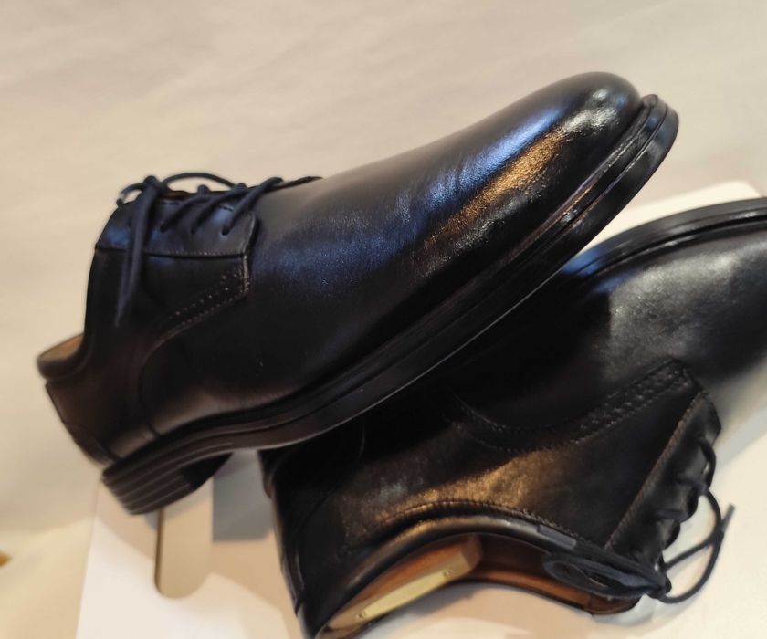 Pantofi derby 43 43.5 premium Clarks piele naturala moale