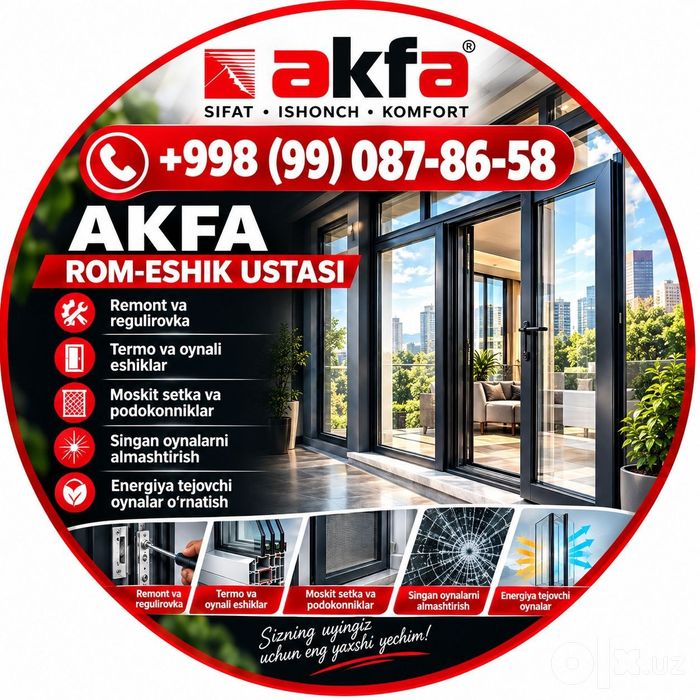 Akfa remont montaj