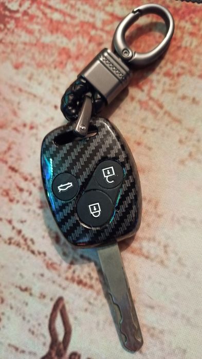 Калъф за ключ от кожа Хонда / Honda Accord Civic CRV Pilot