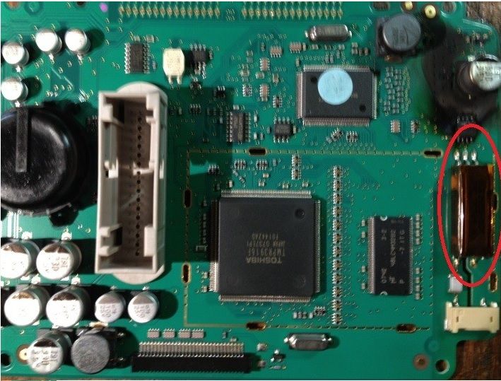 Трансформаторчета за цветни километражи audi a6 4f,Q7 (SGE2685-1)