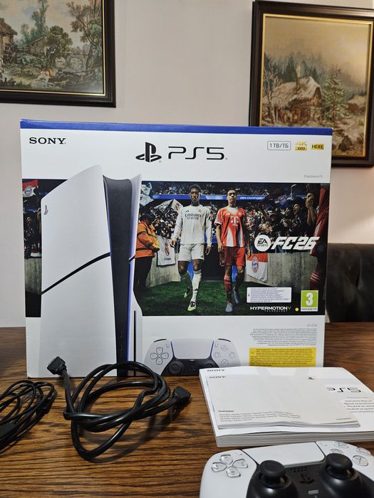 Като Чисто Нов Playstation 5 Slim Гаранция 2 години Ps5