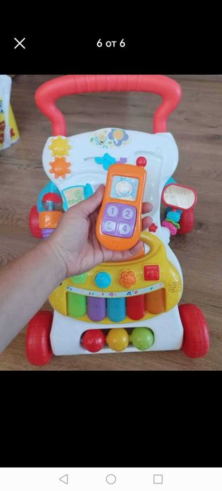 Проходилка за бутане Win Fun Grow With Me-Музикална