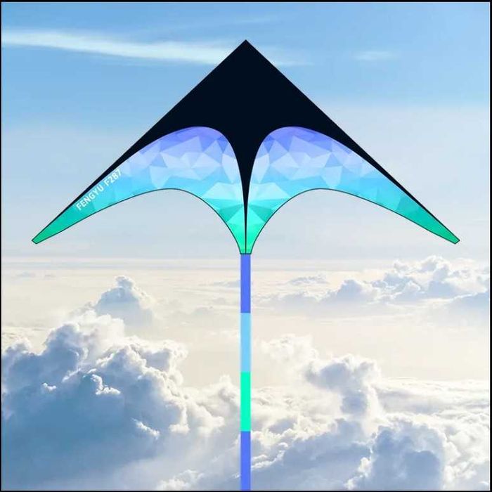 Воздушный змей (Varrak, Варрак) «Sky Ray» 1,8 м с катушкой (4 дизайна)