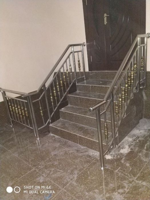 Перила из нержавеющей стали, Ограждения, Поручни из Нержавейки