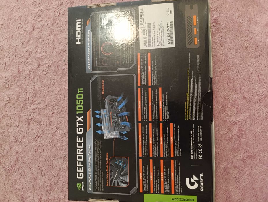 Видеокарта 1050ti
