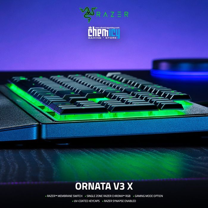 Razer ornata v3 x Мембраная Игровая Клавиатура Русская Раскладка