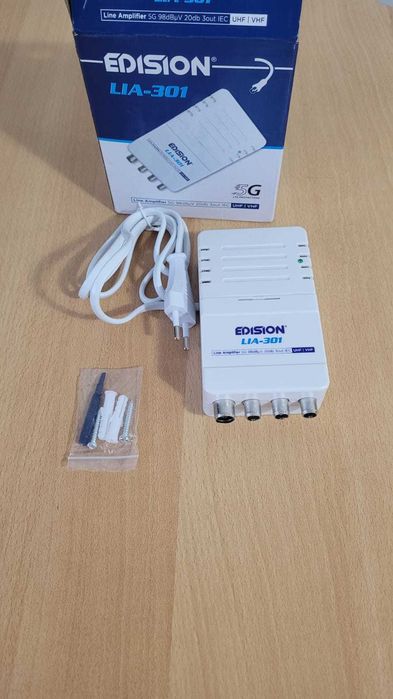 Amplificator digital cablu TV - Edision LIA-301  20dB