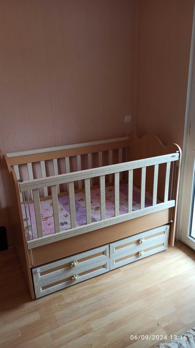 Дървена кошара с подарък матрак