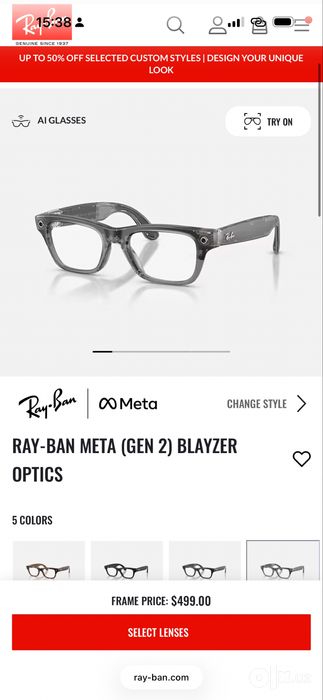 Ray ban blayzer new 469$ srocnhoo