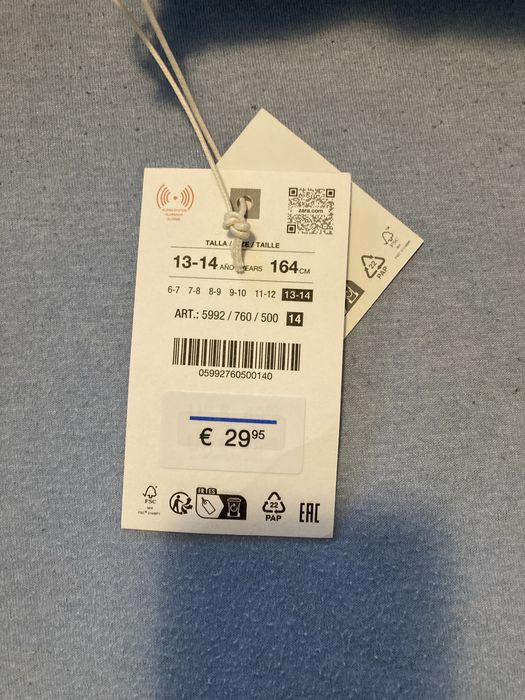 Яке унисекс Zara