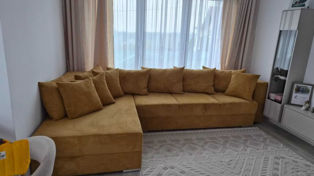 Coltar DUMONDE - Colțar modern, foarte bună calitate – stare impecabilă