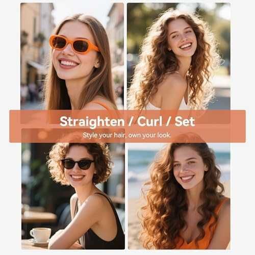 Нова Мини преса за коса 0.7" йонна технология авто изключване за жени