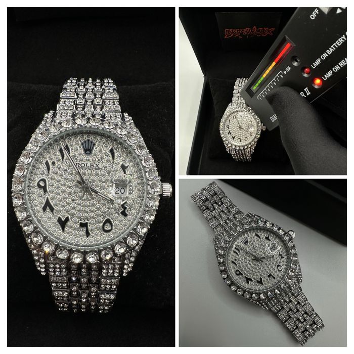 Rolex Datejust 40mm Мойсанит Диамант Арабски Циферблат Различни Модели