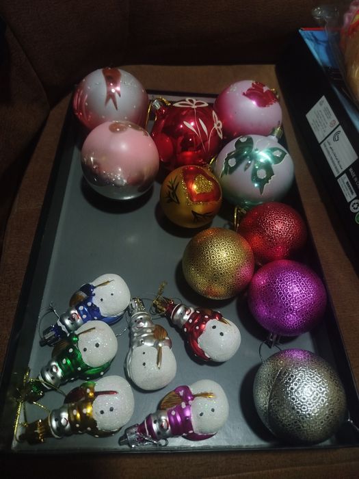 новогодние игрушки на ёлку