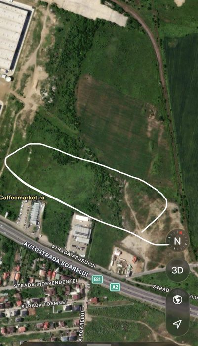 Teren Autostrada Soarelui / Pallady