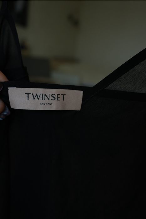 Платье-мини шифоновое Twinset