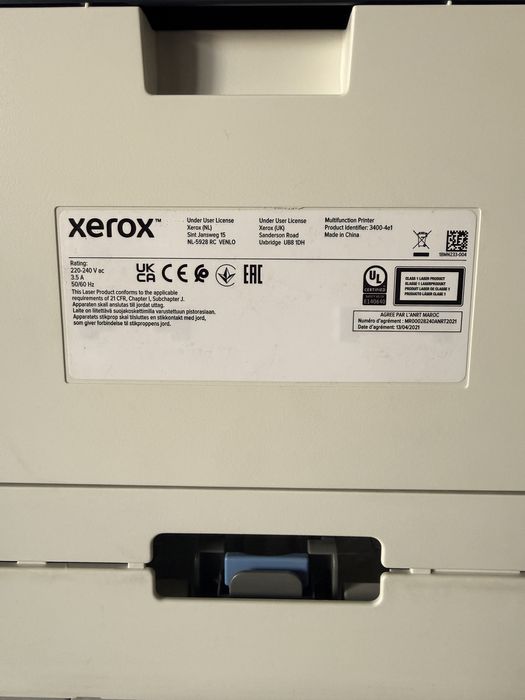 Imprimanta multifunctionala Xerox B225 A4 Alb-negru Wifi