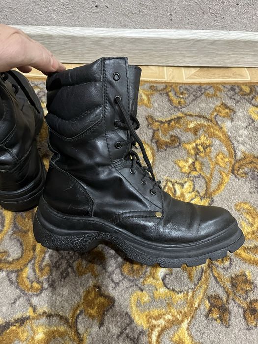 Берцы натуральная кожа