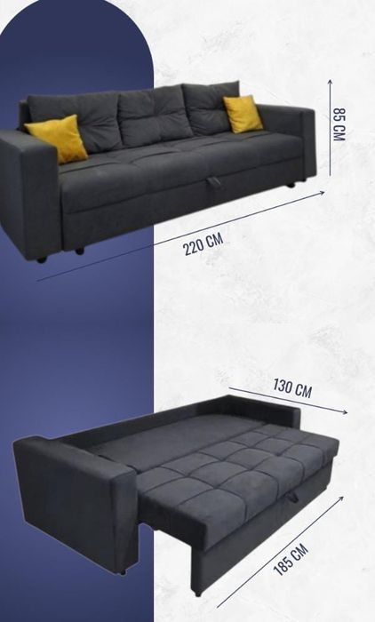 Диван A BLVD Еврокнижка, 220х80