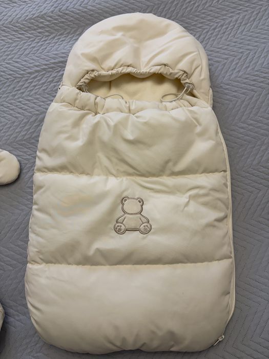 Продам новый конверт с комбезом на выписку