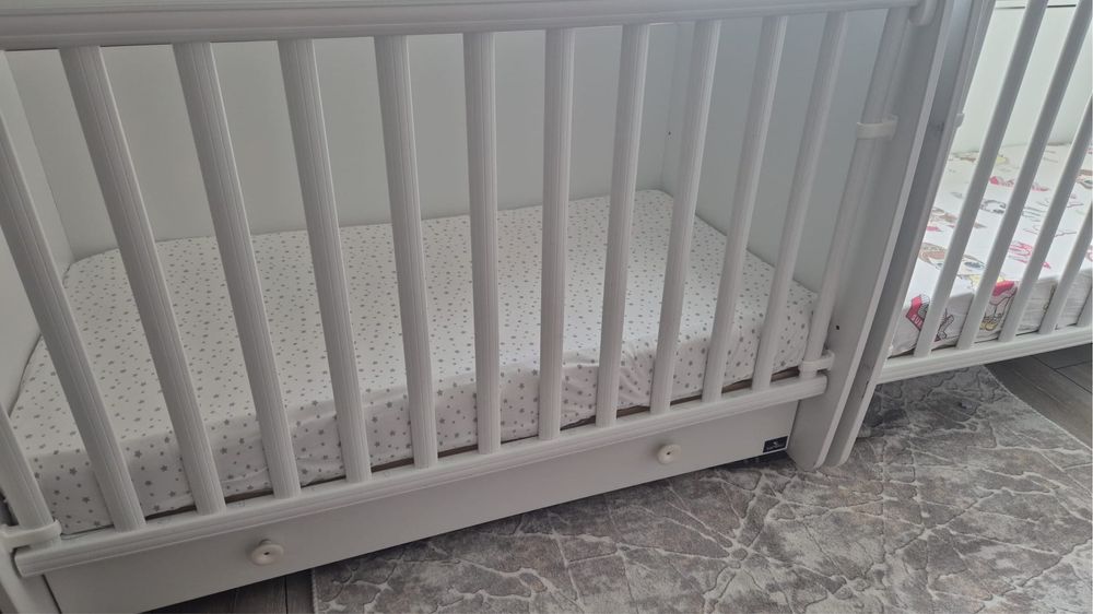 LORELLI Classic Легло-люлка 60/120 см. DREAM БЯЛО