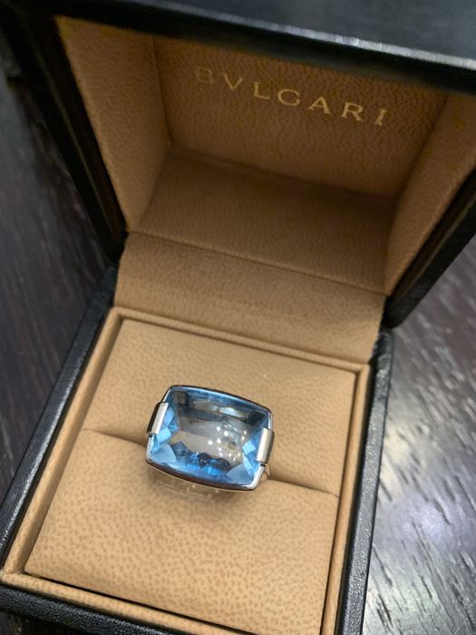 Златен пръстен с топаз BULGRI