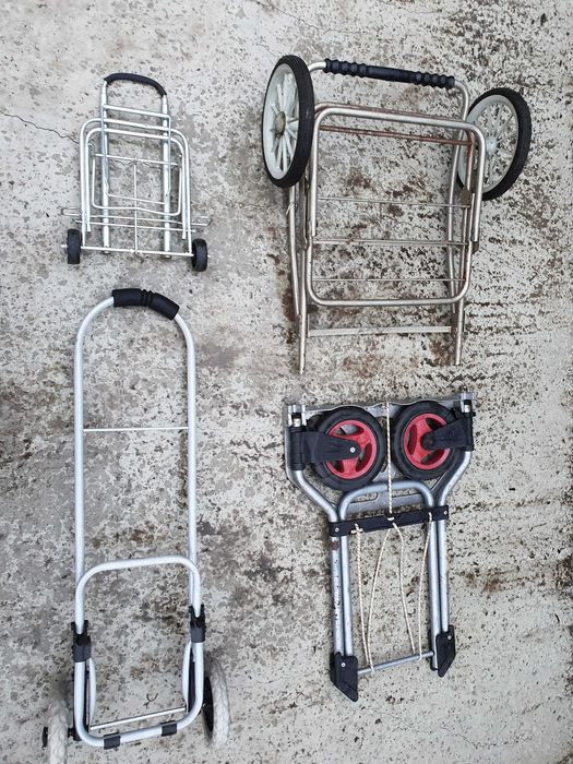 Carucior pe 2 roti pentru butelie, rezervorul de fecale, alte bagaje