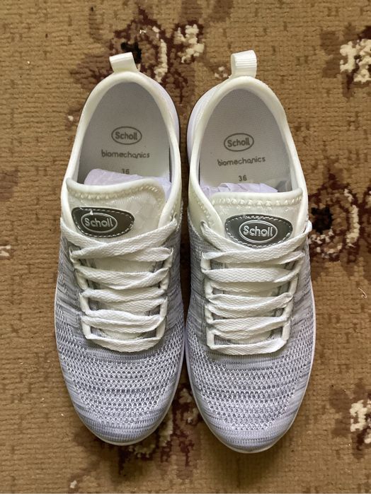Sneakers scholl darwin, marimea 36, culoare alb cu gri