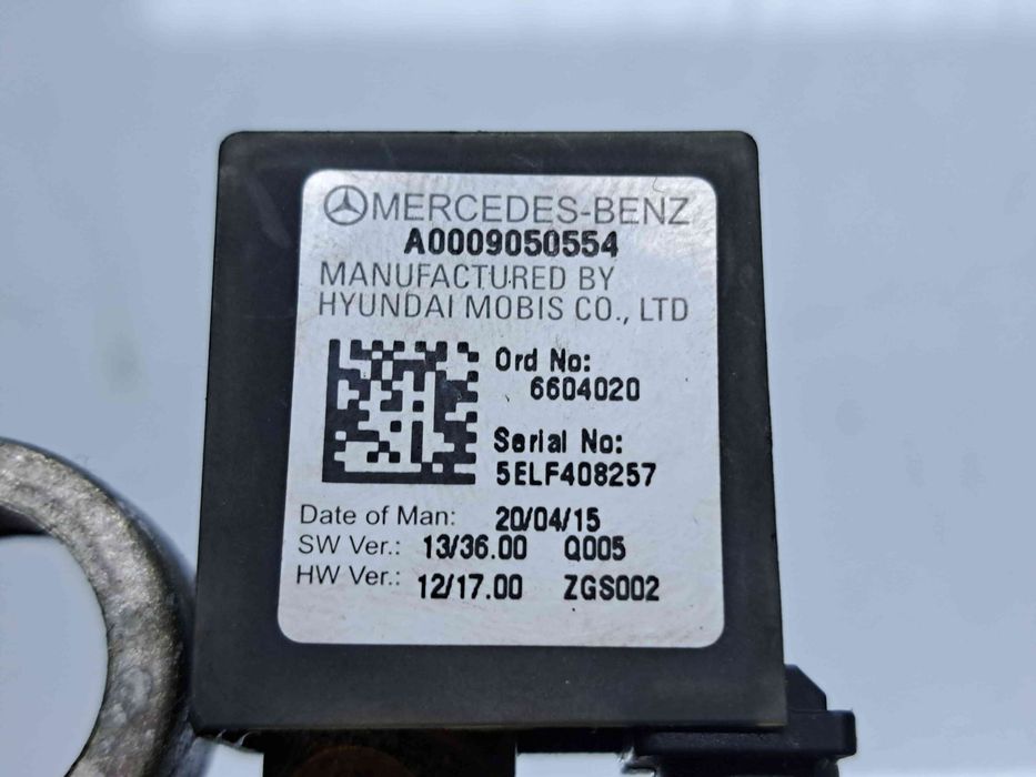 Borna baterie (-) Mercedes Clasa C (W205) [Fabr 2014-prezent] A000905