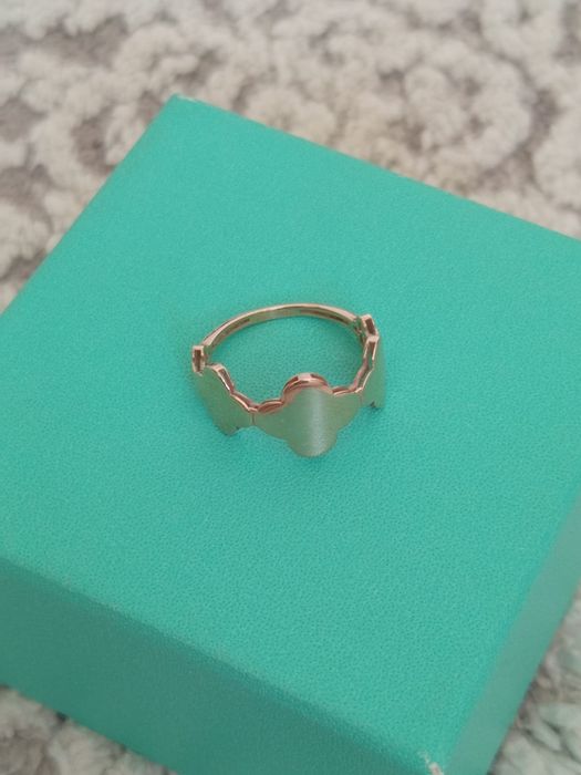 Золотое кольцо стильное