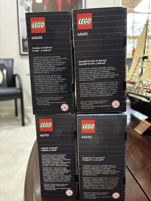 Colectie seturi LEGO Lord of the Rings Brickheadz