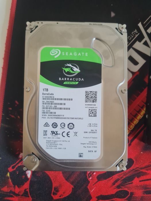 Жёсткий диск 1 терабайт