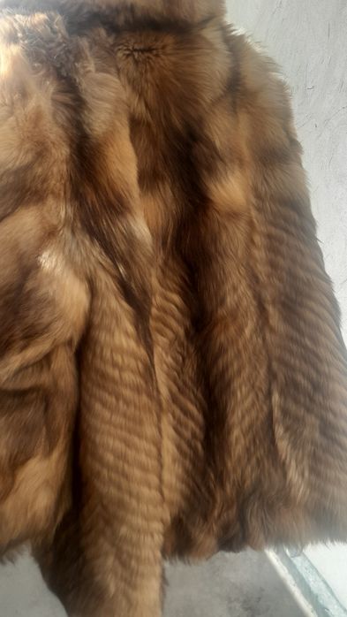 Шуба женская лисья