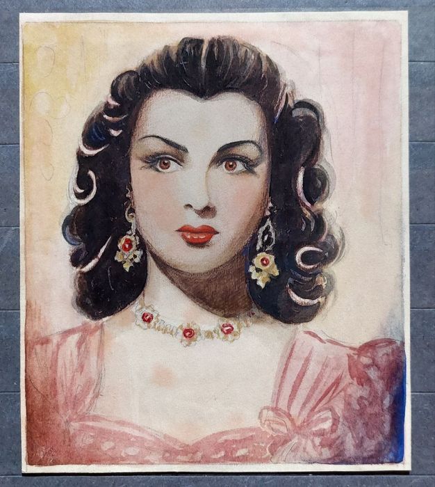 Картинки 2 штук, напамять Виктору Михайловичу от Юрика 1955 год