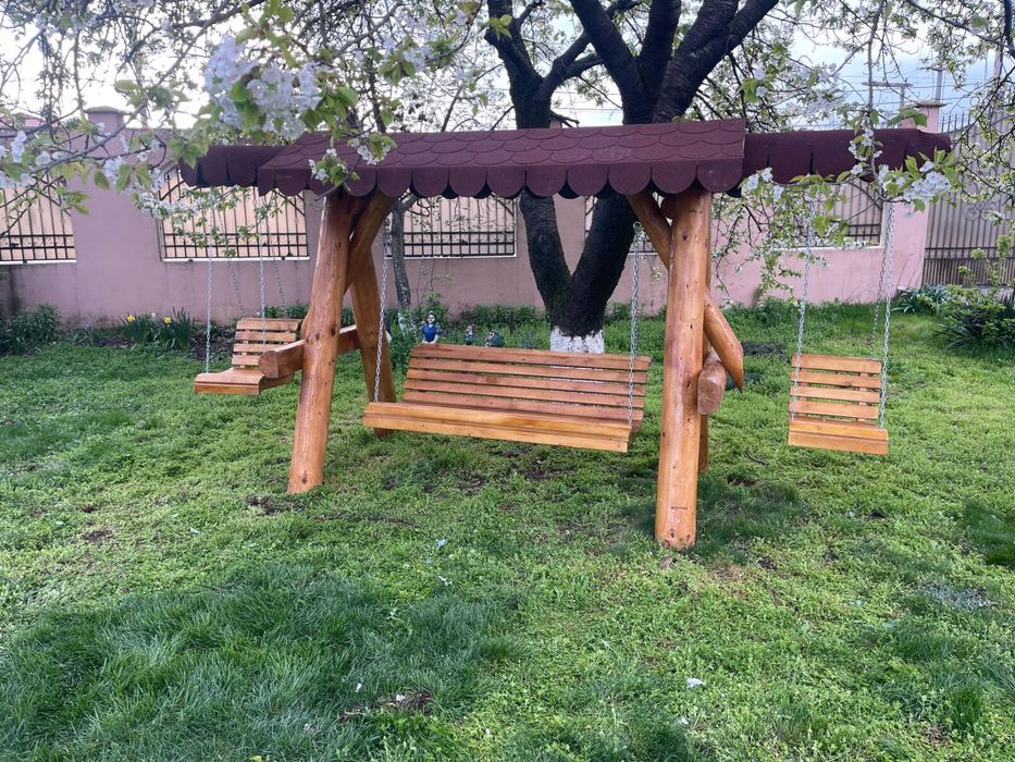Balansoar de gradina lemn masiv de brad