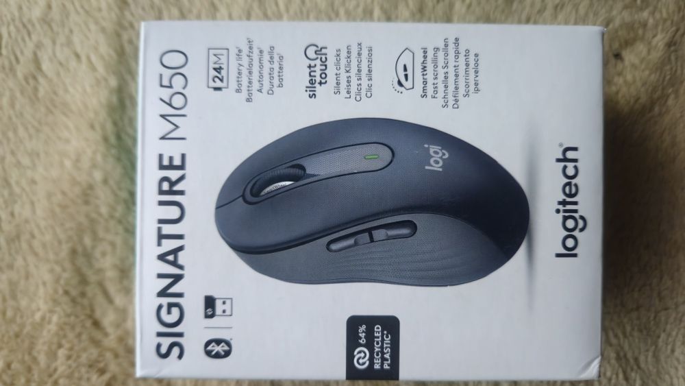 Logitech anywhere 3s,  M650 signature, M240 silent