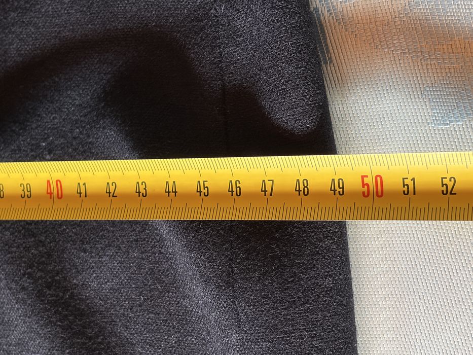 Massimo Dutti, premium, 59% lână, fustă mini, albastru închis