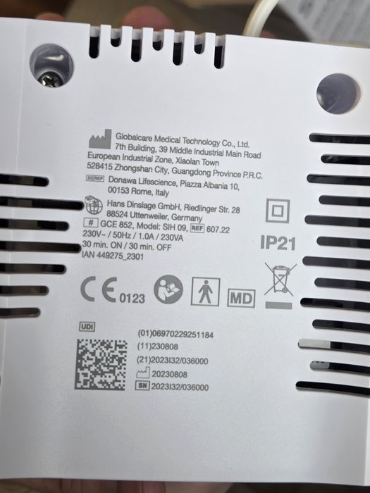 Aparat aerosoli, inhalator Sanitas