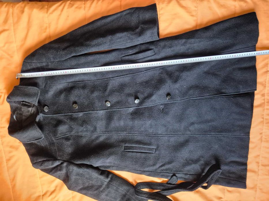 Черен дамски балтон