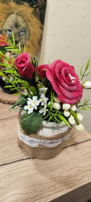 Ръчно изработени цветя-ароматни рози